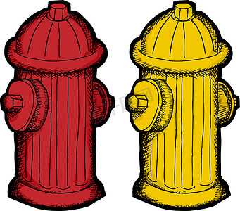 消防栓卡通