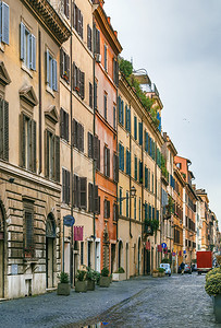 街道在罗马，意大利