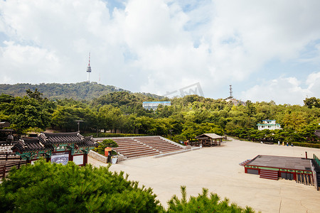 南山谷韩屋村在韩国