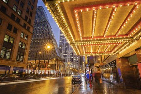 芝加哥的雨夜