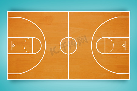 篮球场平面图合成图