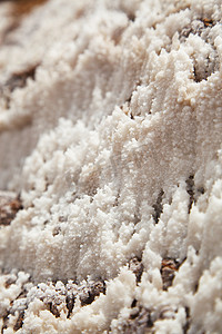 Salina de Maras 的盐细节，这是秘鲁圣谷库斯科附近 Maras 的传统印加盐场