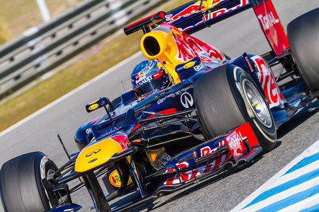 “Team Red Bull F1, Sebastian Vettel, 2012”