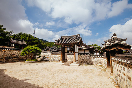 南山谷韩屋村在韩国