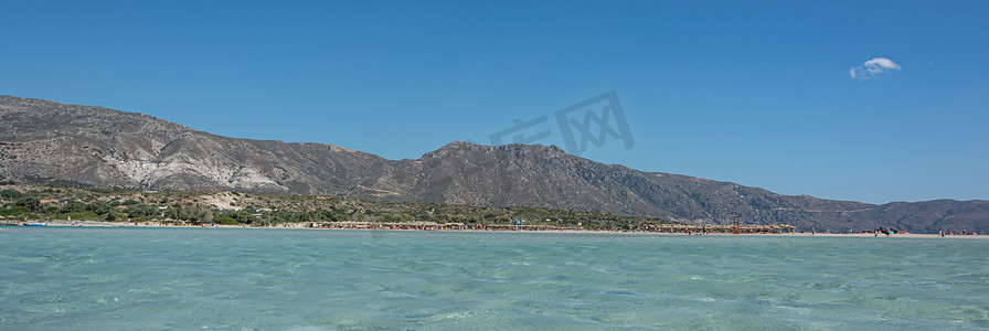 浩瀚大海摄影照片_海景。