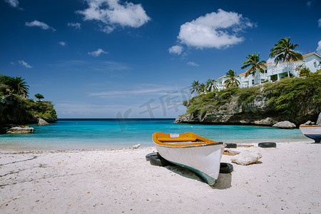 Playa Lagun Beach Cliff Curacao, Lagun Beach Curacao 加勒比海的一个小岛