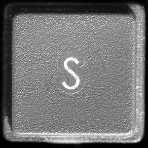 电脑键盘上的字母 S