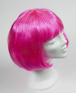 粉色假发