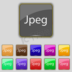 文件 JPG 标志图标。