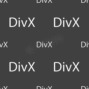 DivX 视频格式标志图标。