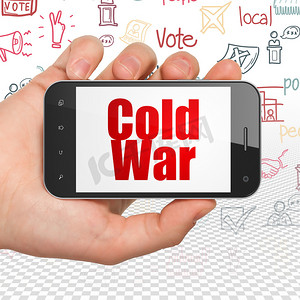 政治概念：手持智能手机与冷战展出