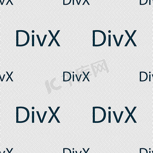 DivX 视频格式标志图标。