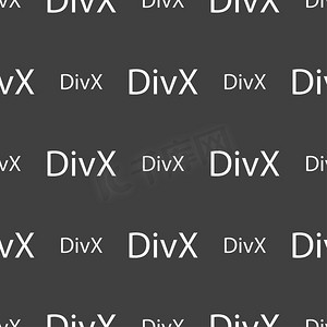 DivX 视频格式标志图标。