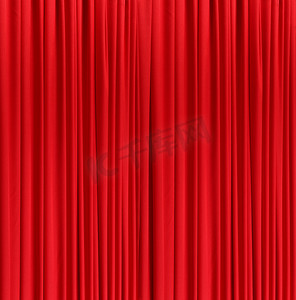红色窗帘窗帘摄影照片_红色丝绸窗帘背景