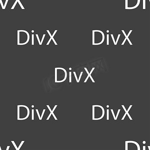 DivX 视频格式标志图标。