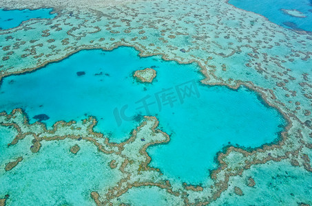 天国摄影照片_大堡礁 - 鸟瞰图