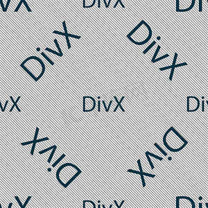 DivX 视频格式标志图标。