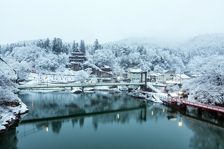 冬季景观湖