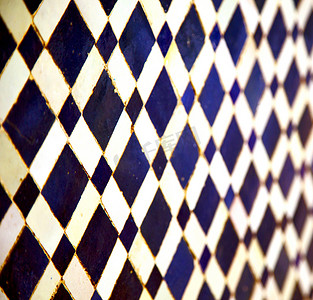 非洲抽象摩洛哥瓷砖彩色路面高建群
