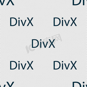 DivX 视频格式标志图标。