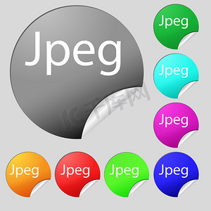 文件 JPG 标志图标。