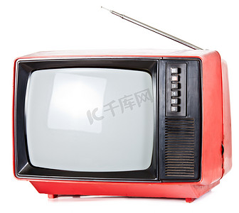 老式便携式电视机