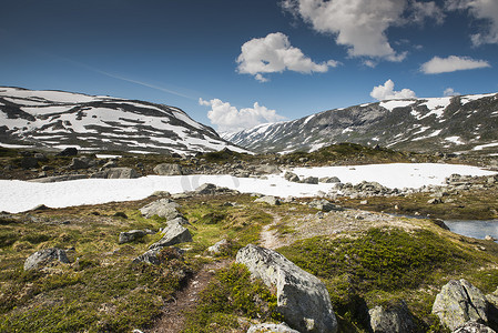 全国旅游日摄影照片_挪威老 Strynefjellsvegen