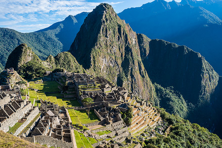 马丘比丘废墟秘鲁安第斯山脉库斯科秘鲁