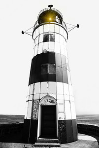 波罗的海的施莱明德灯塔