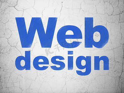 网页搜索摄影照片_网页设计理念： 网页设计在背景墙上