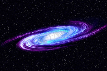 螺旋星系的图像。