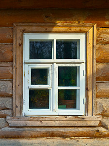 木窗摄影照片_木窗