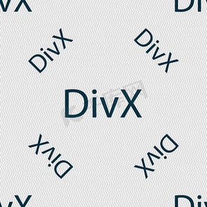 DivX 视频格式标志图标。