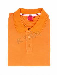 橙色 t 恤模板