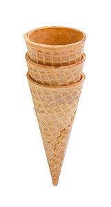冰淇冰糕雪糕甜筒摄影照片_冰淇淋甜筒