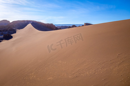 Valle de la Luna 的沙丘，智利圣佩德罗德阿塔卡马