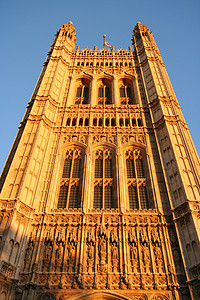 伦敦风格摄影照片_英国伦敦议会大厦
