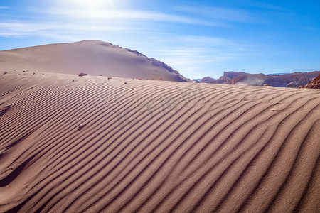 Valle de la Luna 的沙丘，智利圣佩德罗德阿塔卡马