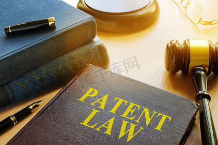 关于专利法和木槌的书。