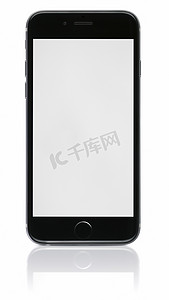 苹果深空灰色 iPhone 6 空白屏幕