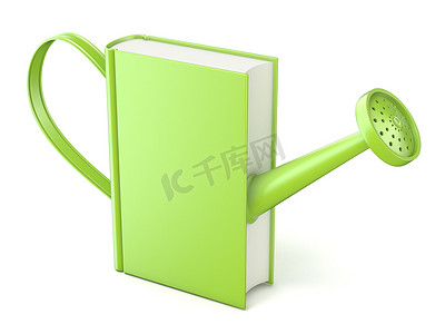 绿色喷壶书。