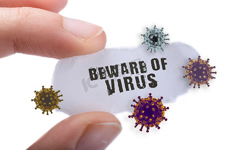 COVID-19冠状病毒预防和检疫概念宣传海报