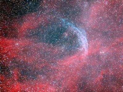 WR134 Wolf Rayet 星和环形星云