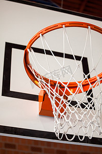 篮球摄影照片_篮球框