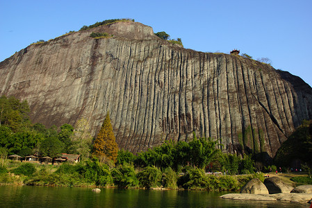 夏天小溪摄影照片_Canyon in Wuyishan Mountain, Fujian province, China