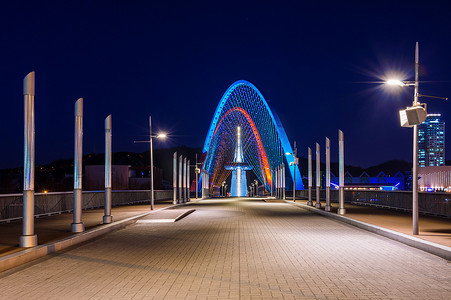 韩国大田 Expro 桥。