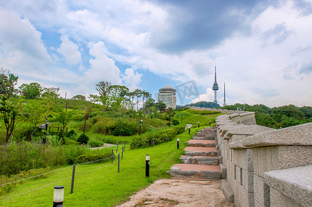 首尔塔，南山塔在韩国