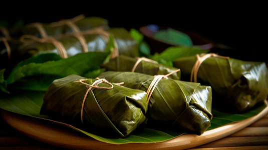 端午佳节摄影照片_端午节端午粽子食物