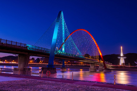 韩国大田 Expro 桥。