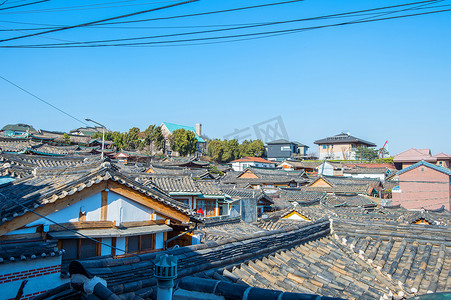 北村韩屋村，S 的传统韩国风格建筑